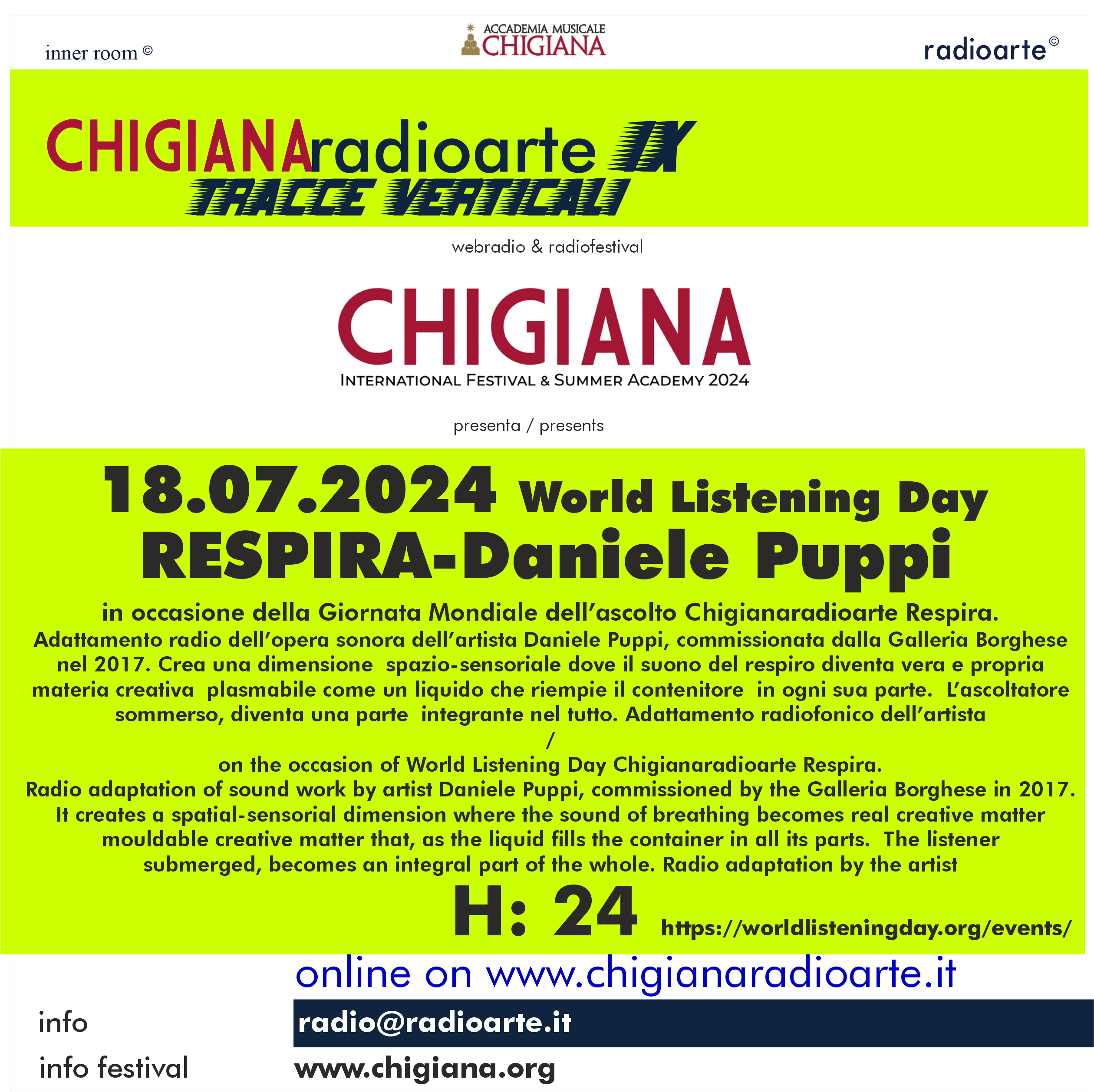 CHIGIANAradioarte RESPIRA