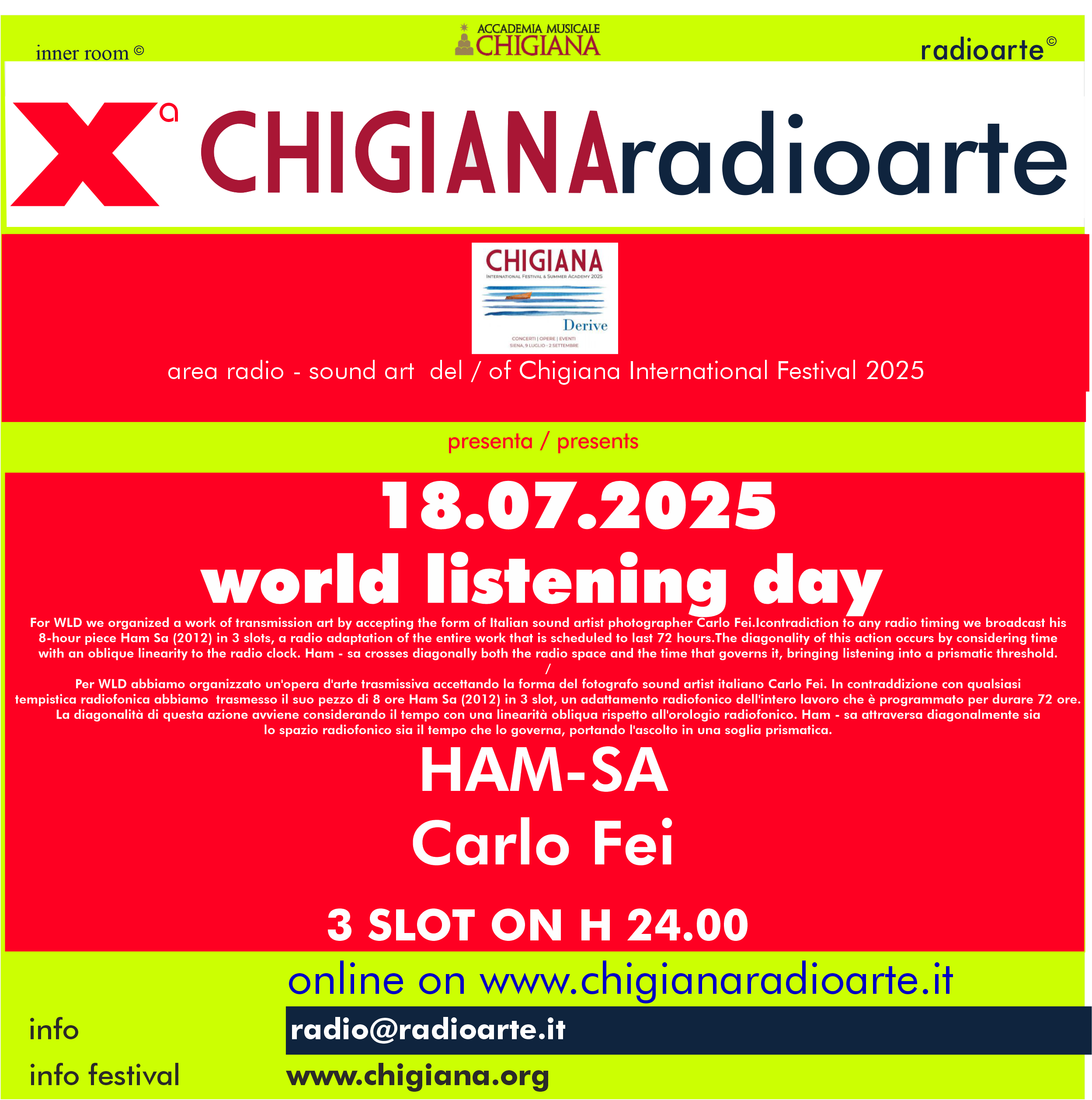 X Chigianaradioarte