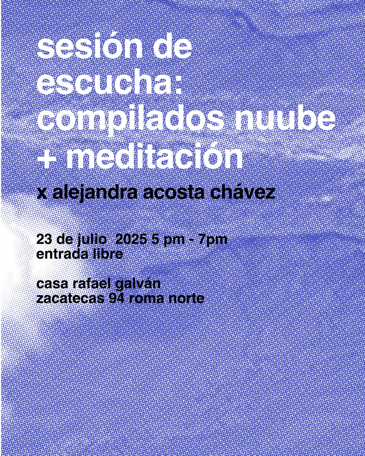 sesión de escucha: compilados nuube + meditación