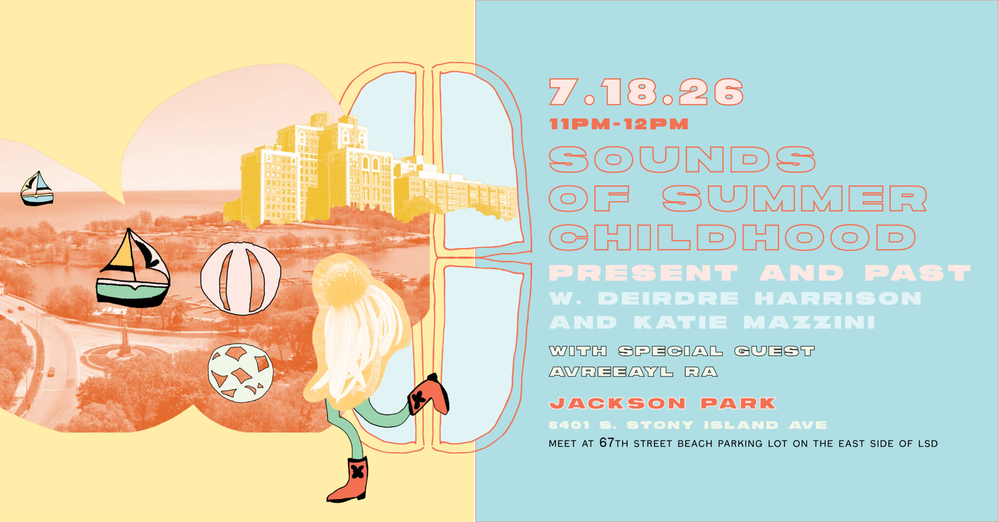 Sounds of Summer Childhood, Present and Past – Deirdre Harrison and Katie Mazzini with special guest Avreeayl Ra